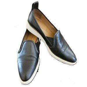 EVERLANE black loafers The Leather Street Shoe 9.5 moccasins VGUC Women's